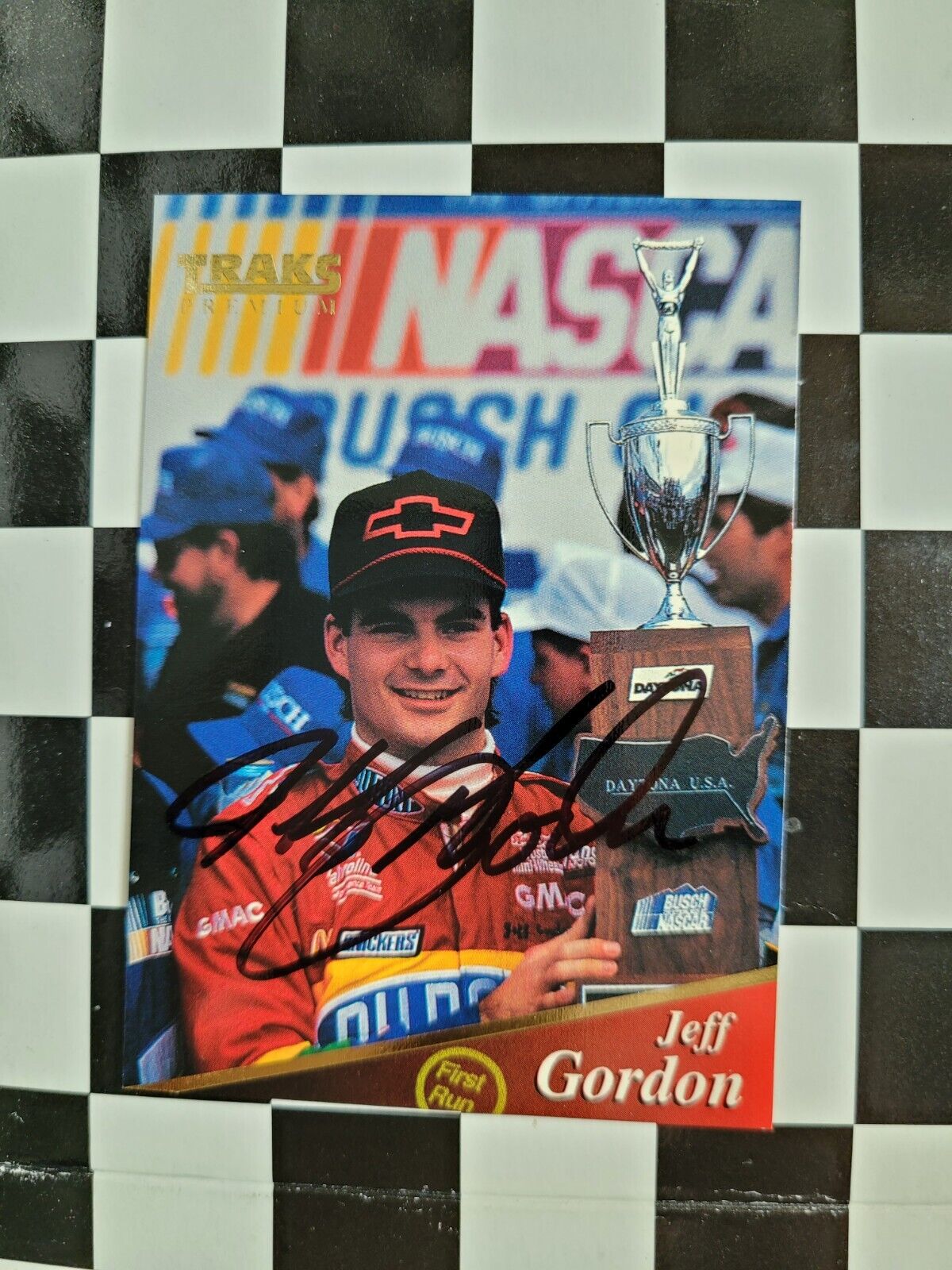 🏁🏆Jeff Gordon Autographed NASCAR Card🏁🏆
