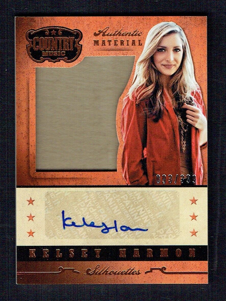 Kelsey Harmon signed autograph auto 2014 Panini Country Music Silhouettes 93/399