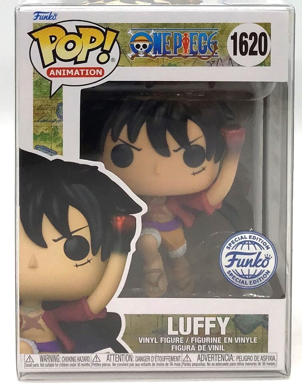 Funko Pop One Piece Uppercut Luffy #1620 Special Edition with POP Protector