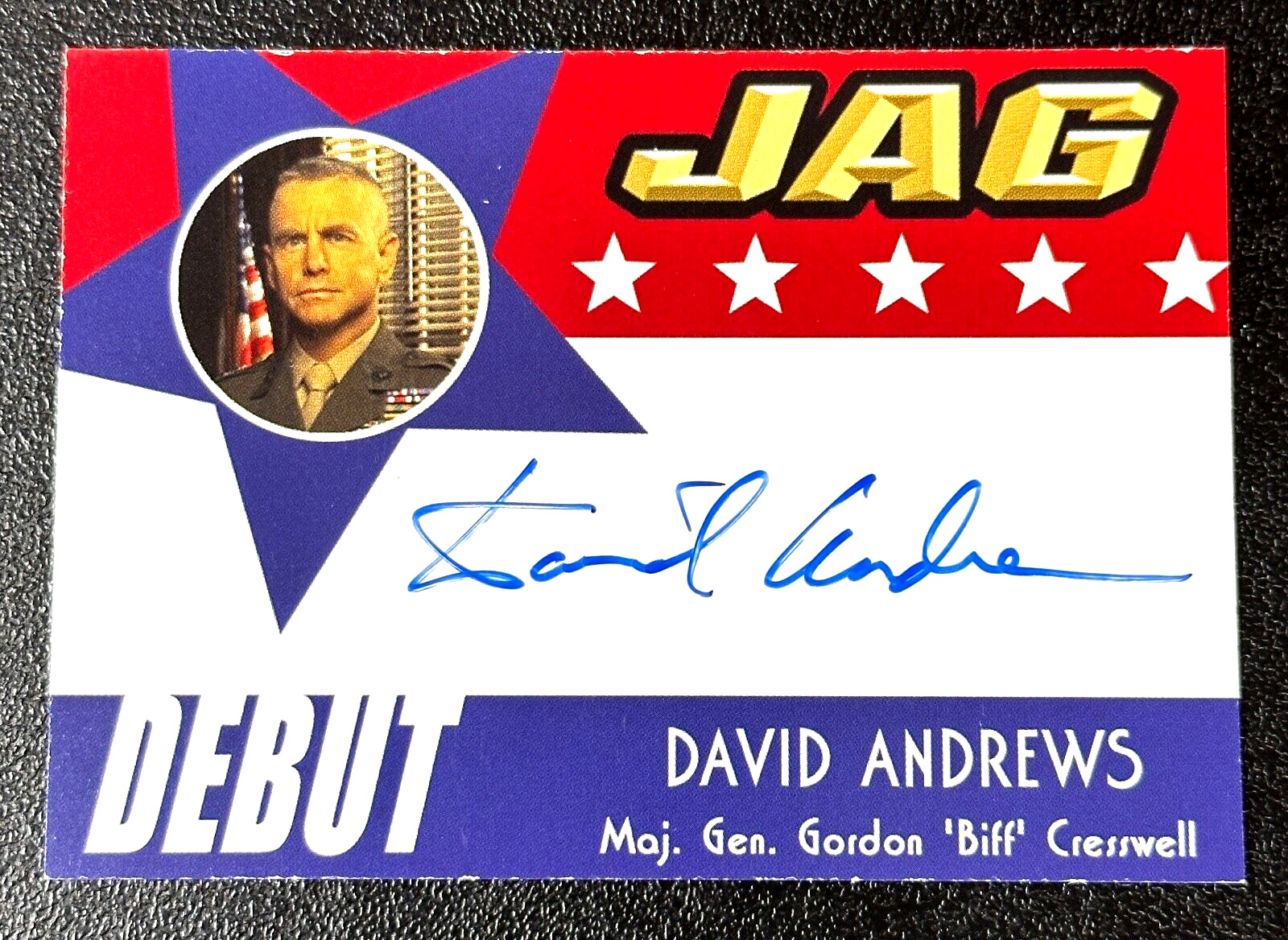 2006 JAG TK Legacy Premiere Edition Debut Autograph Card D24: David Andrews