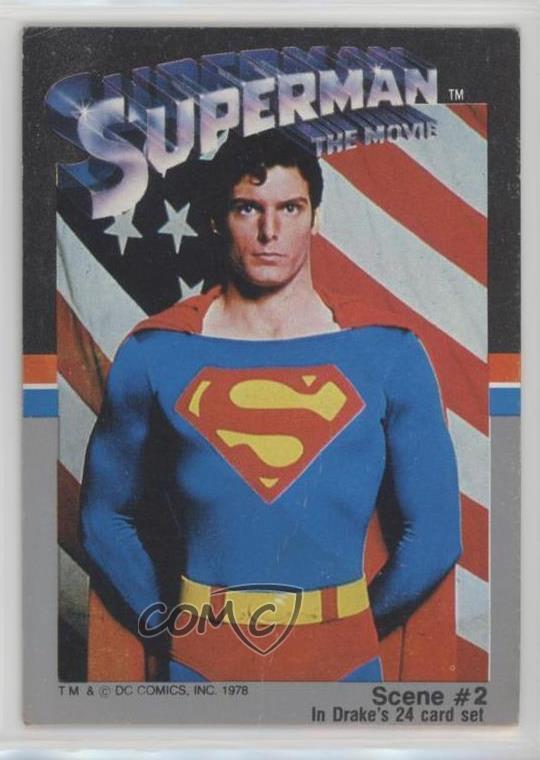 1978 Drake\'s Superman: The Movie Food Issue Superman-The Man of Steel #2 3c7