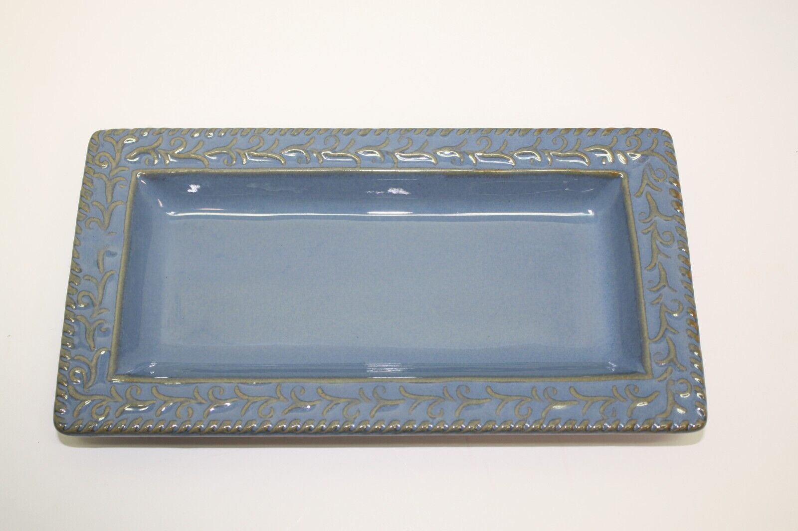 California Pantry Blue Ceramic Tray