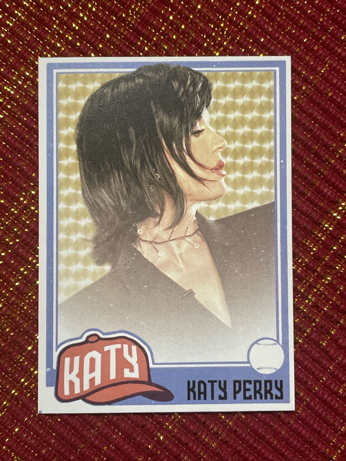 Katy Perry Blank Back Trading Card Artist MPRINTS (KP33)