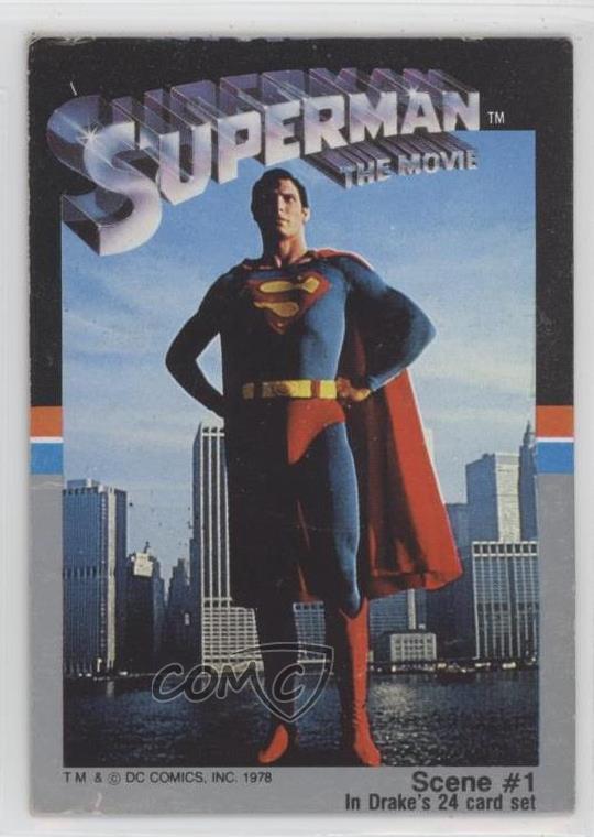 1978 Drake\'s Superman: The Movie Food Issue Superman-The Man of Steel #1 2xw