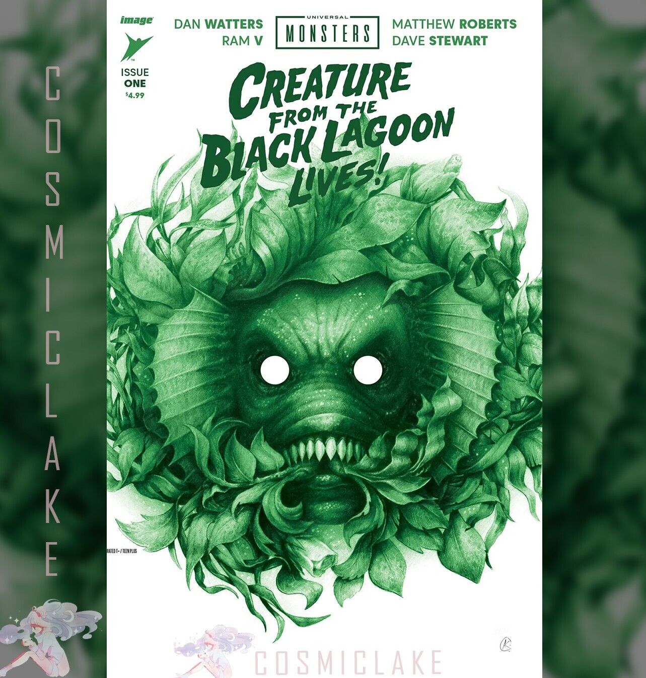 CREATURE FROM THE BLACK LAGOON LIVES #1 ANDREW CURREY C2E2 LE 500 PRESALE 5/8☪