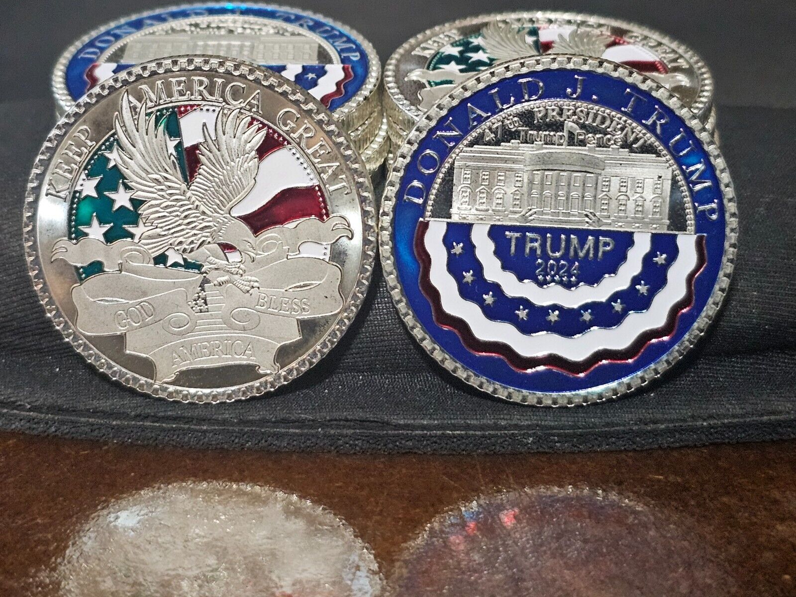 Rare 2024 US Donald Trump Coin Keep America Great - Silver