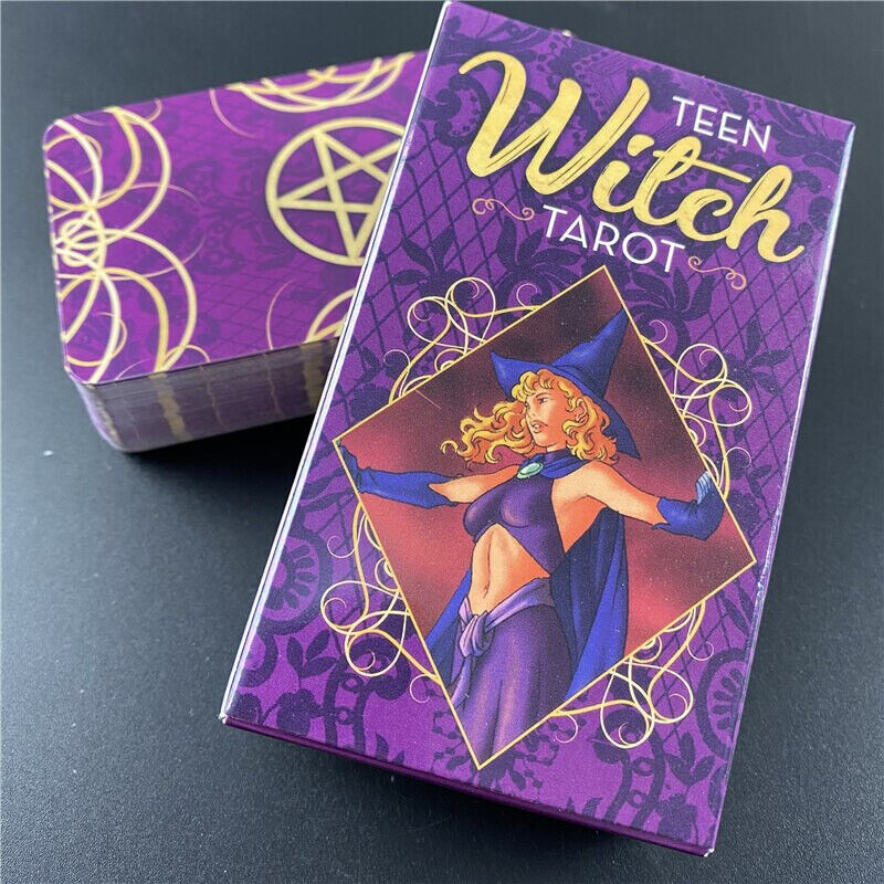 New Teen Witch Tarot Cards(78) English Version Deck Table Board Oracle.