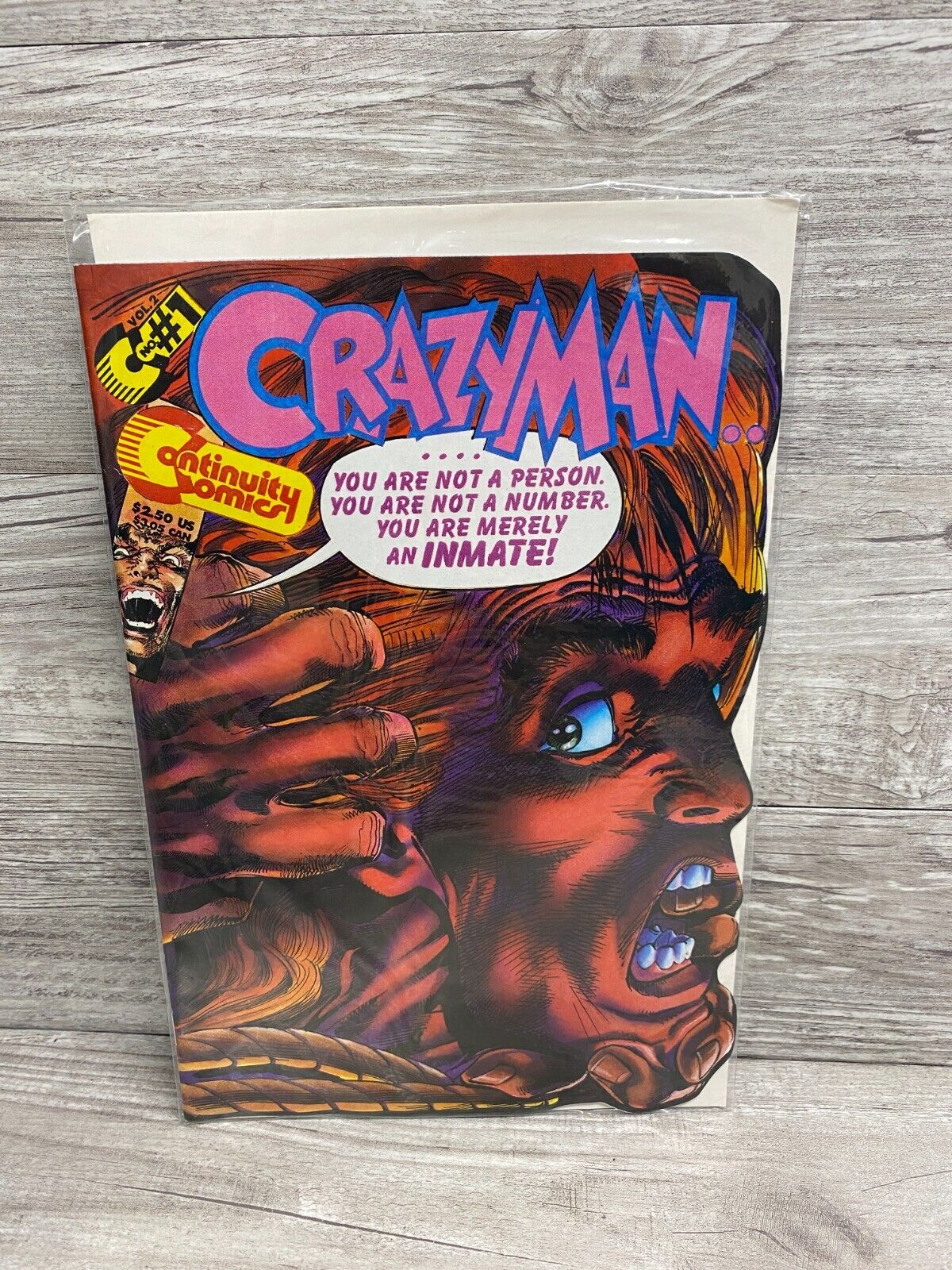 Continuity Comics Crazyman #1 Modern Age May 1993 Volume 2 Comic Book