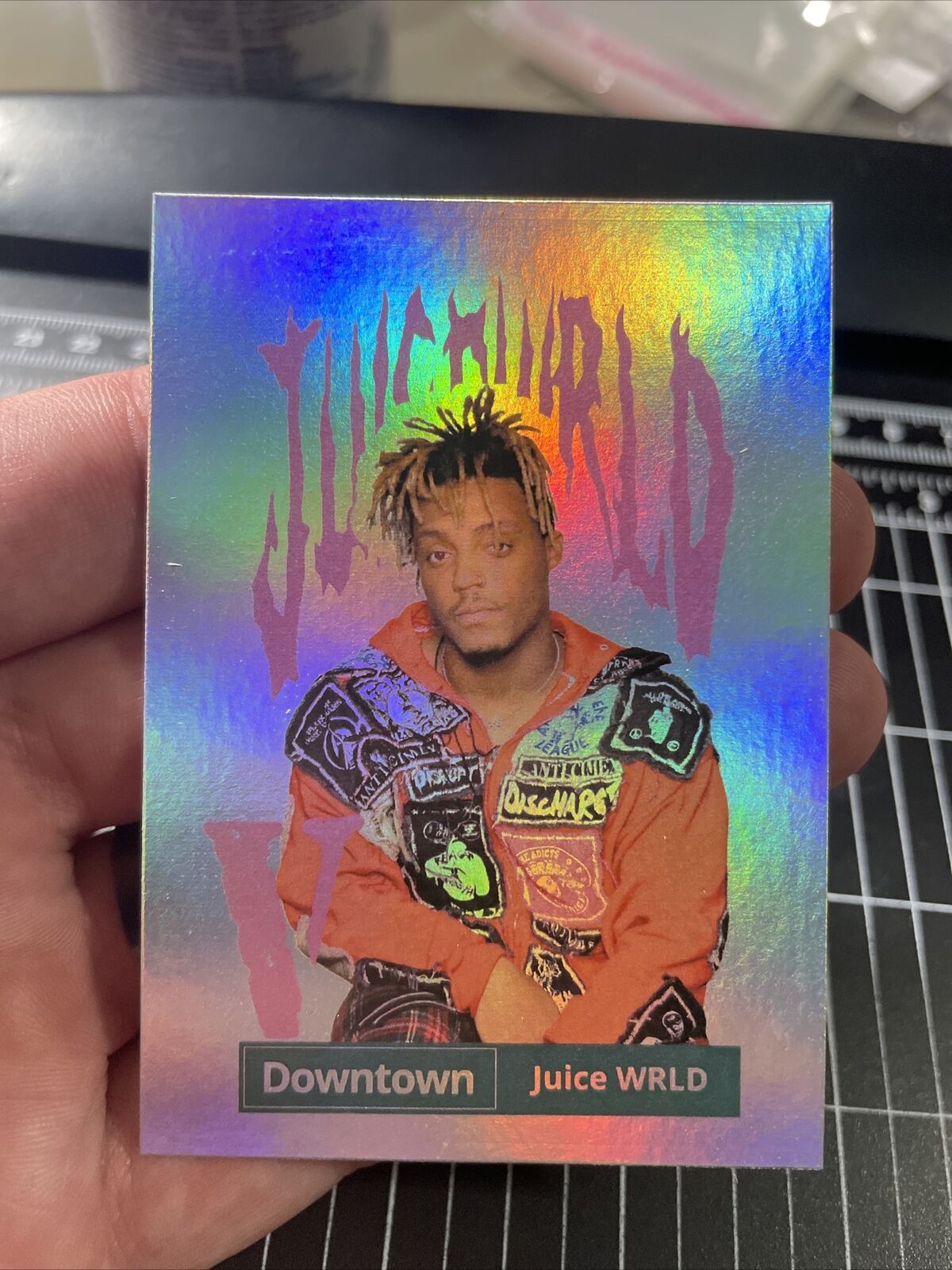 Juice WRLD Custom Holographic REFRACTOR Card