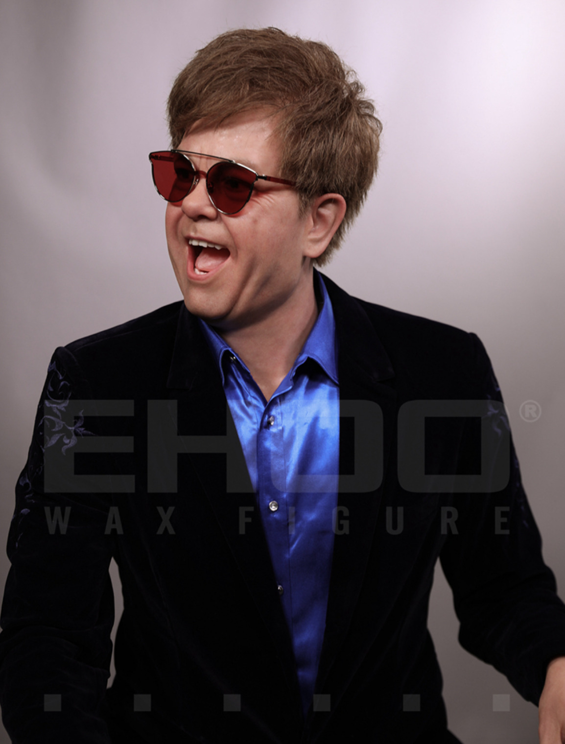 Life Size Elton John Music Movie Prop Wax Statue Realistic Display Figure 1:1