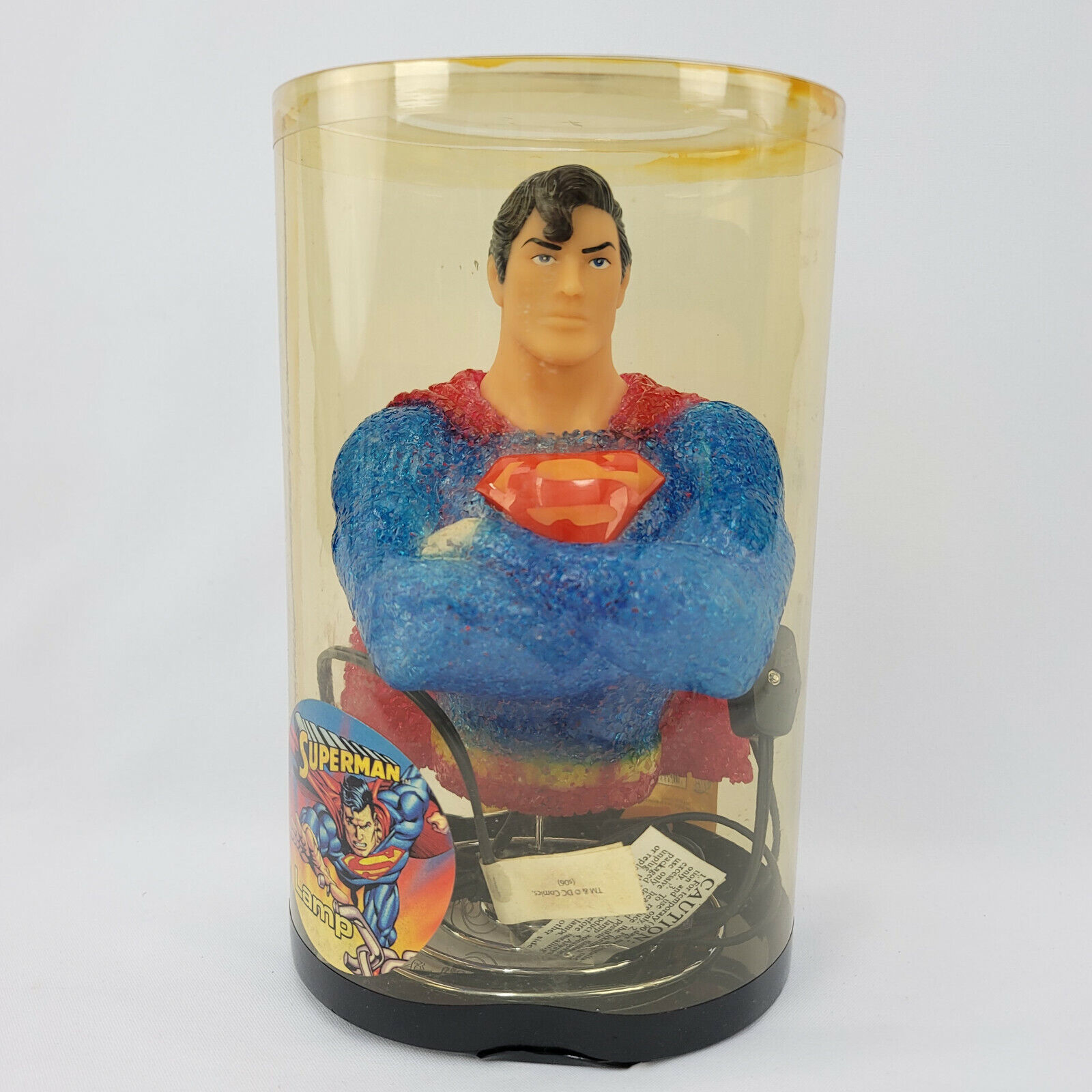 NOS 2006 Superman DC Comics Popcorn Transculent Lamp 9\