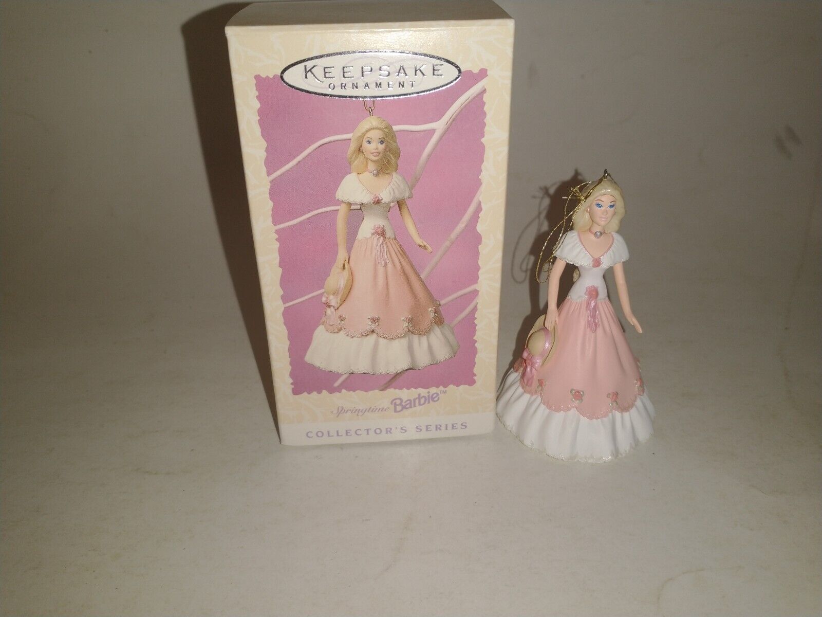 Vintage 1997 Springtime Barbie Hallmark Keepsake Ornament