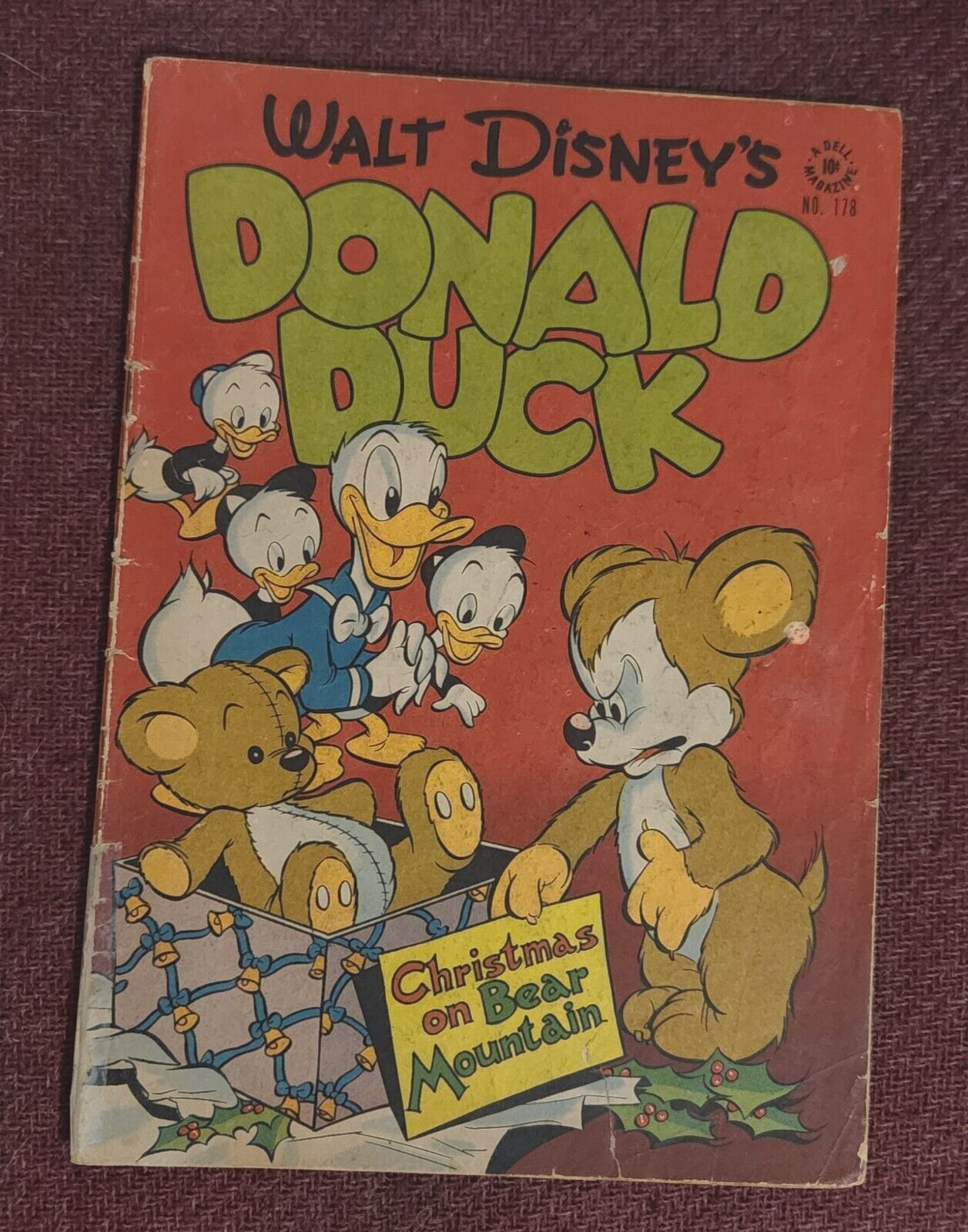 FOUR COLOR #178 G/VG 1ST APP UNCLE SCROOGE MCDUCK CARL BARKS  DELL Comics 1951