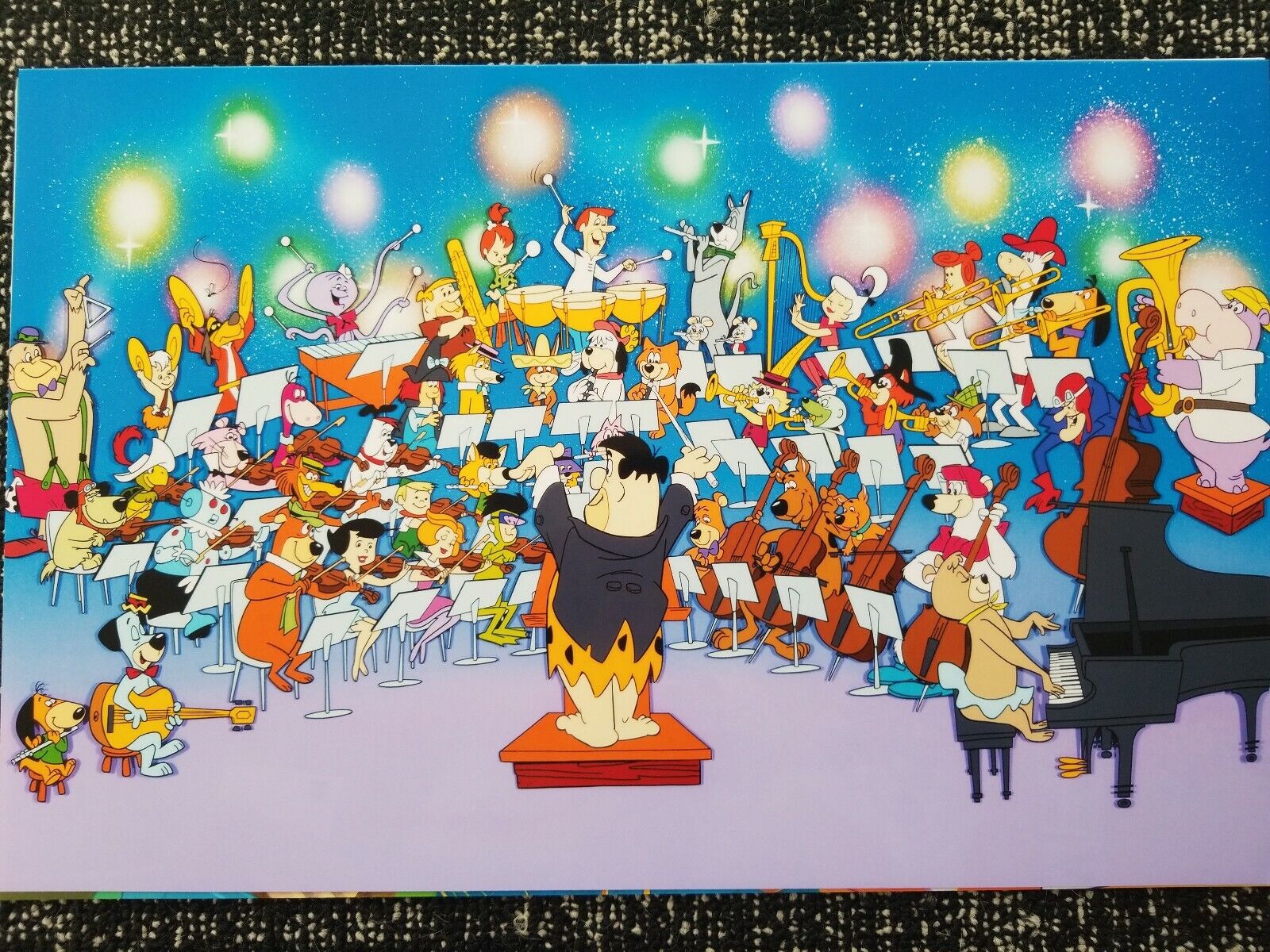 Hanna Barbera in Concert Flintstone Scooby Jetsons Yogi Poster Print 11x17