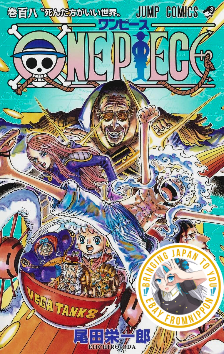 One Piece #1-108 Eiichiro Oda manga, Sold Individually ARR Mar 2024 #108