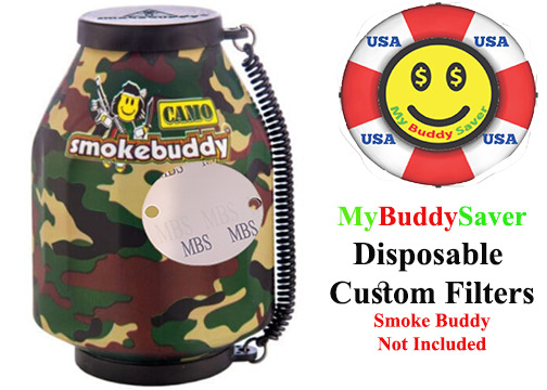Smoke Buddy Original Custom Made Moisture Repellent Disposable Pre-Filters