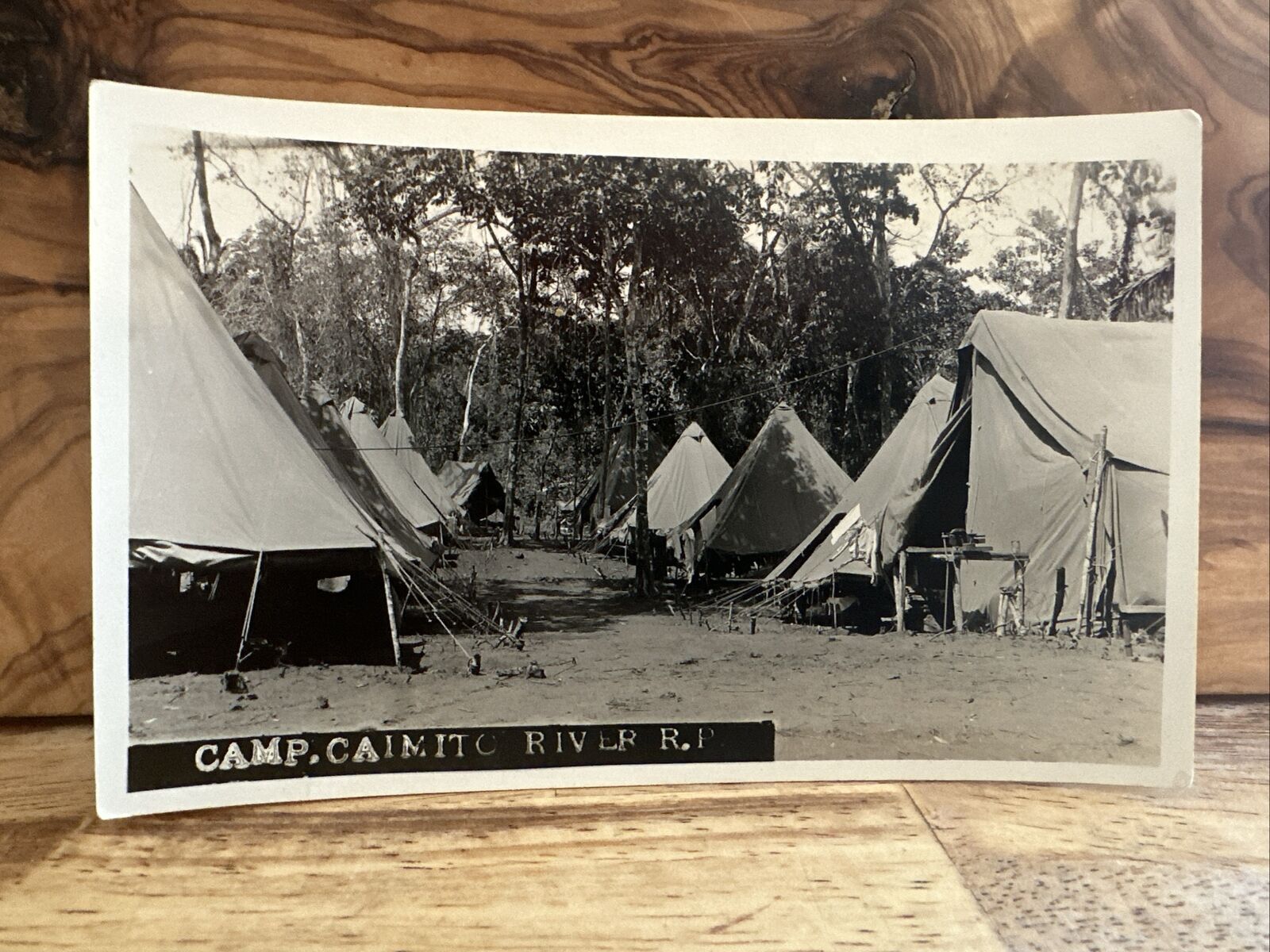 Early 1900’s Camp Caimitc River R.P.  Panama 