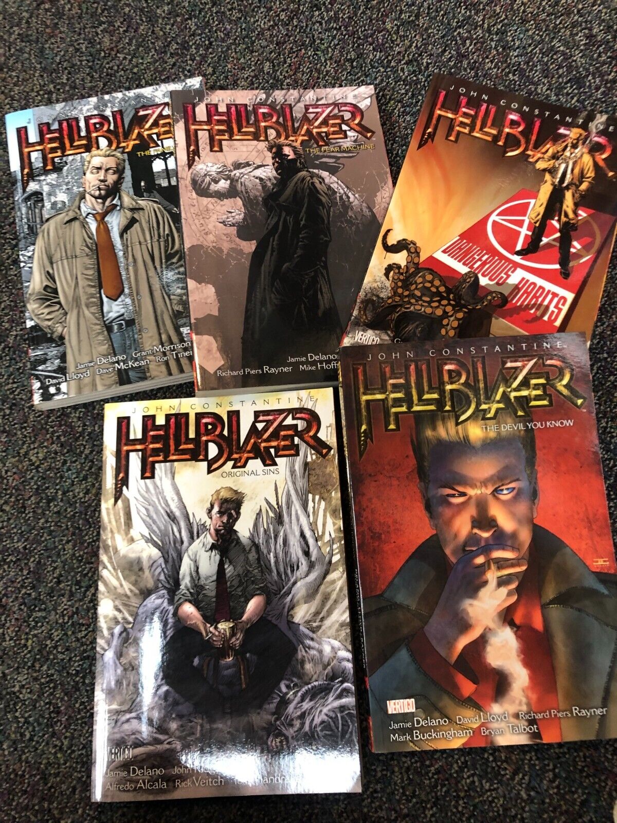 John Constantine, Hellblazer Vol. 1-Vol.5 TPB (DC Comics May 2011) Very Fine