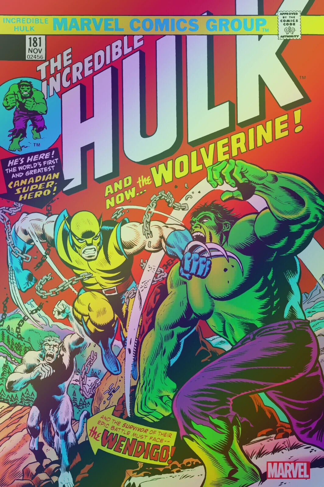 INCREDIBLE HULK  #181 (FACSIMILE EDITION FOIL VARIANT)(2023) COMIC ~ Marvel