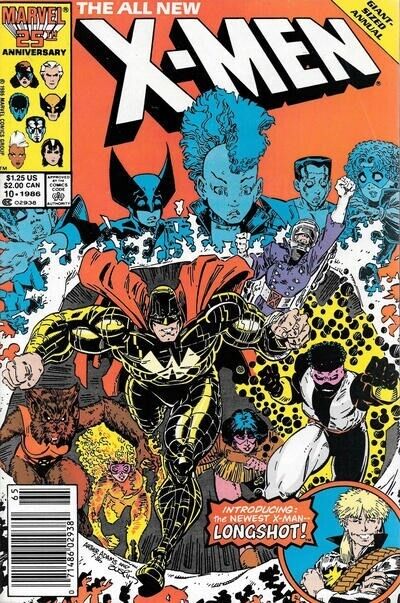 Uncanny X-Men (1981) Annual #10 1st Appearance X-Babies Newsstand VF- StockImage