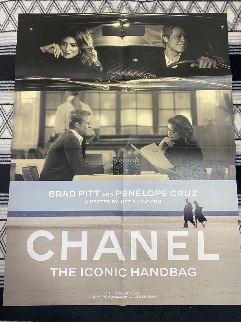 Chanel Poster Brad Pitt Extra Large Edition Novelty