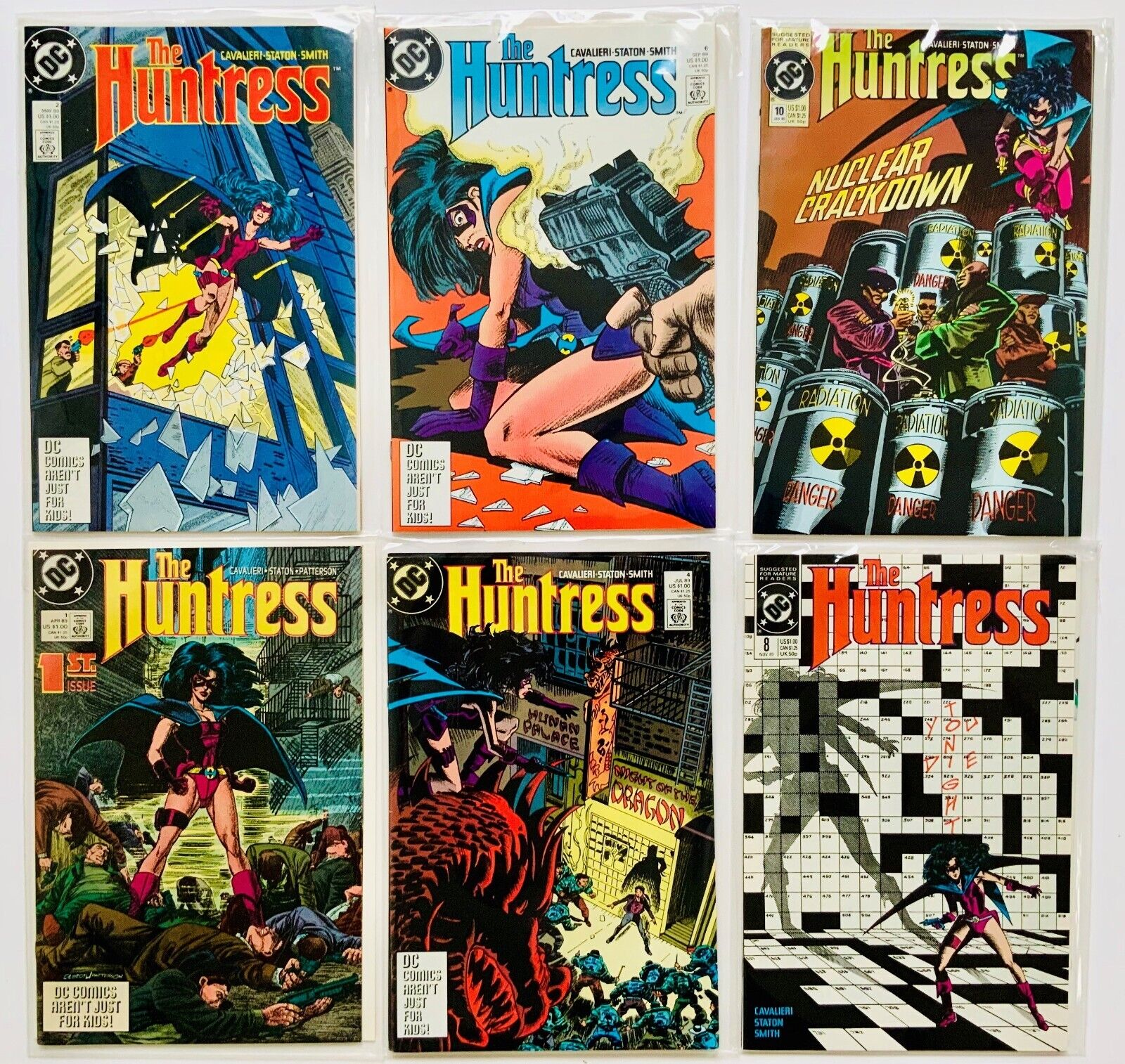 DC Comics Huntress (post-Crisis), Robin (Tim Drake), Superman, 1990s F/VF/NM