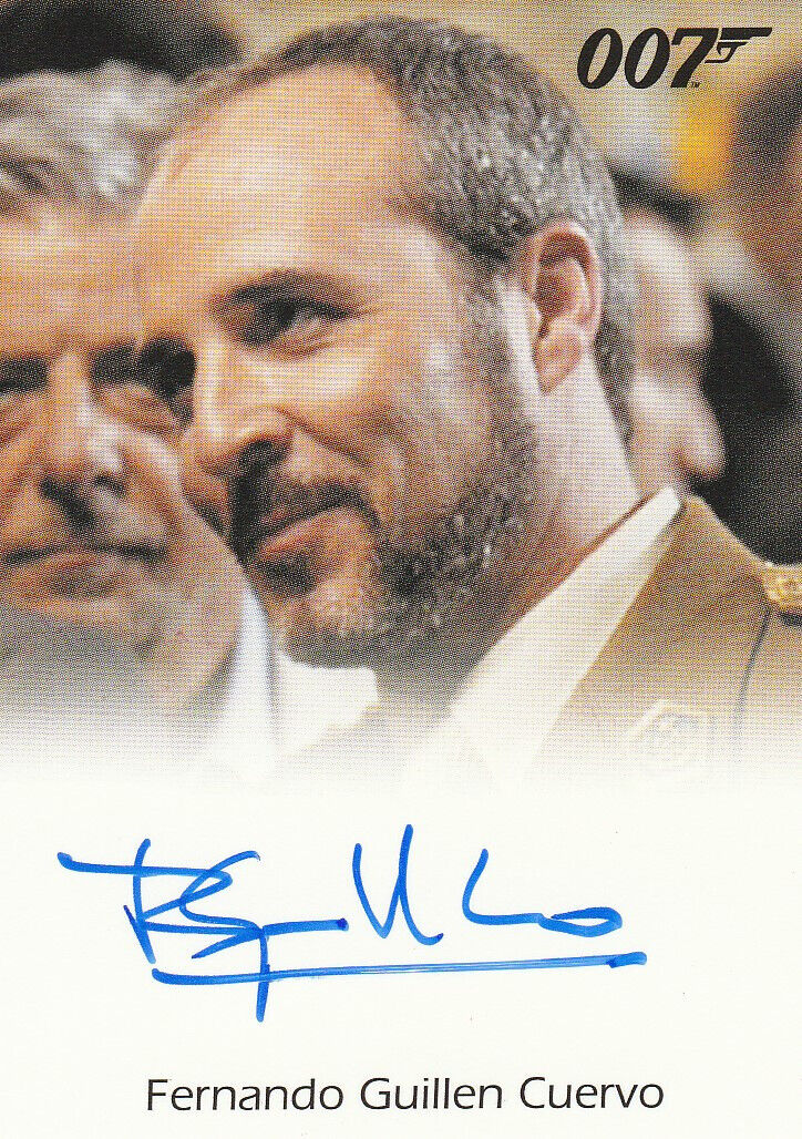 James Bond 50th Anniversary Fullbleed autograph card     Fernando Guillen Cuervo