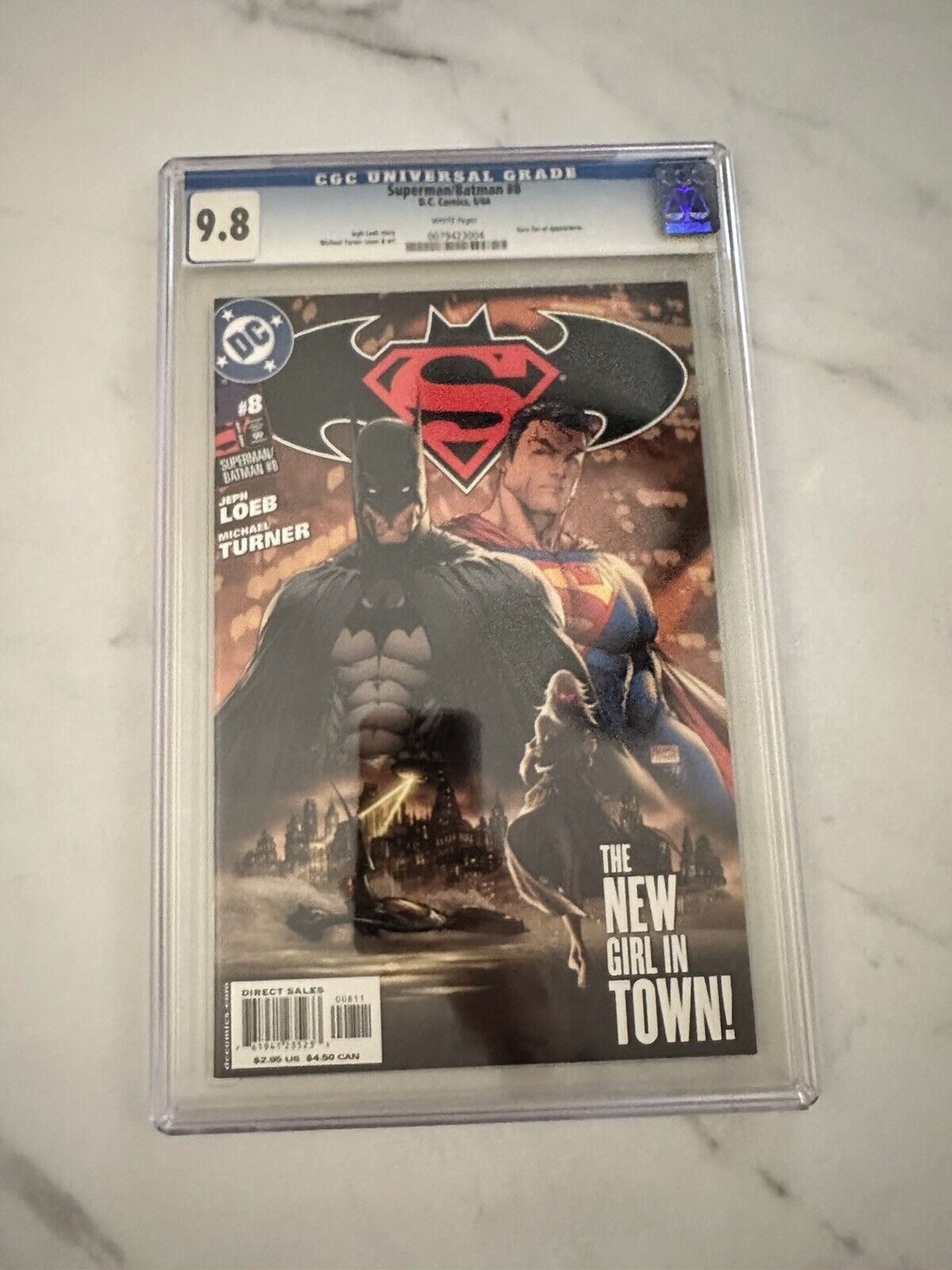 SUPERMAN/BATMAN #8 CGC 9.8 - First Print - 1st App: Kara Zor-El