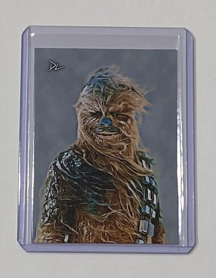 Chewbacca Limited Edition Artist Signed Star Wars Trading Card 1/10