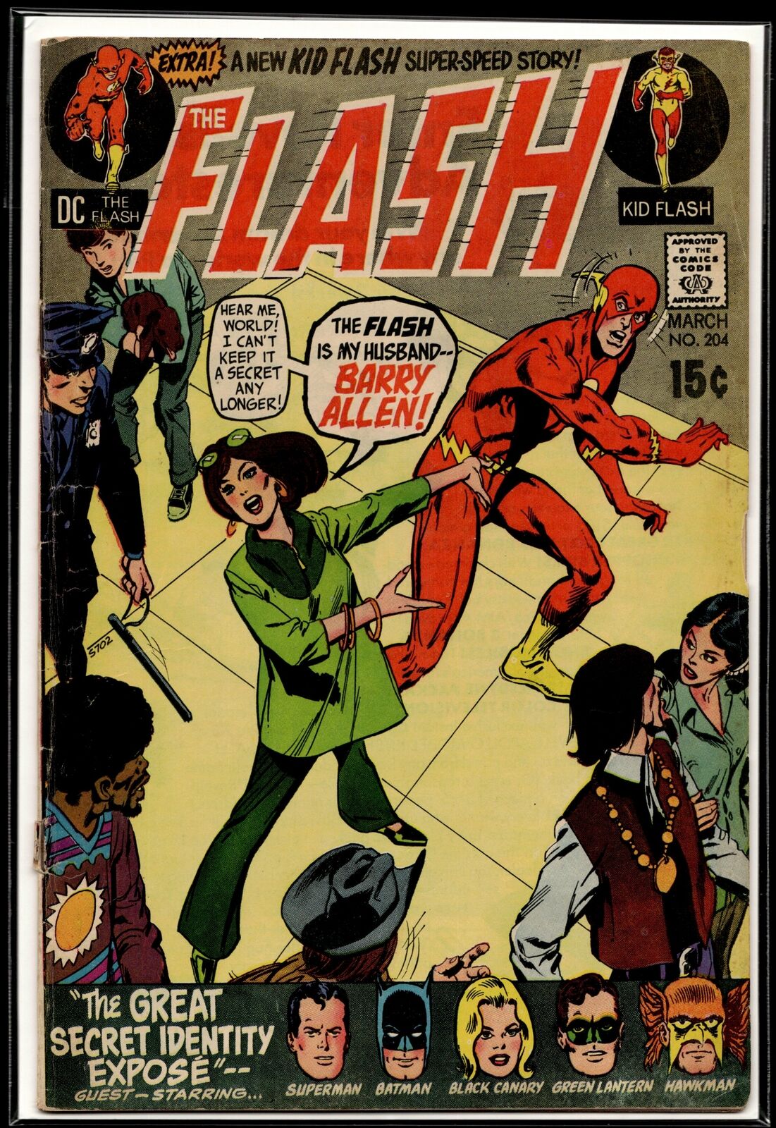 1971 Flash #204 B DC Comic