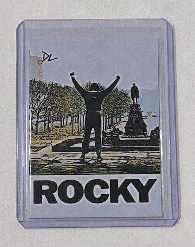 Rocky Limited Edition Artist Signed Movie Poster Trading Card 2/10
