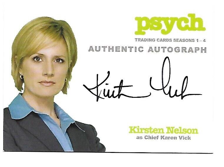Psych Seasons 1-4 Autograph, Costume Wardrobe , or Complete Card Set -- Pick