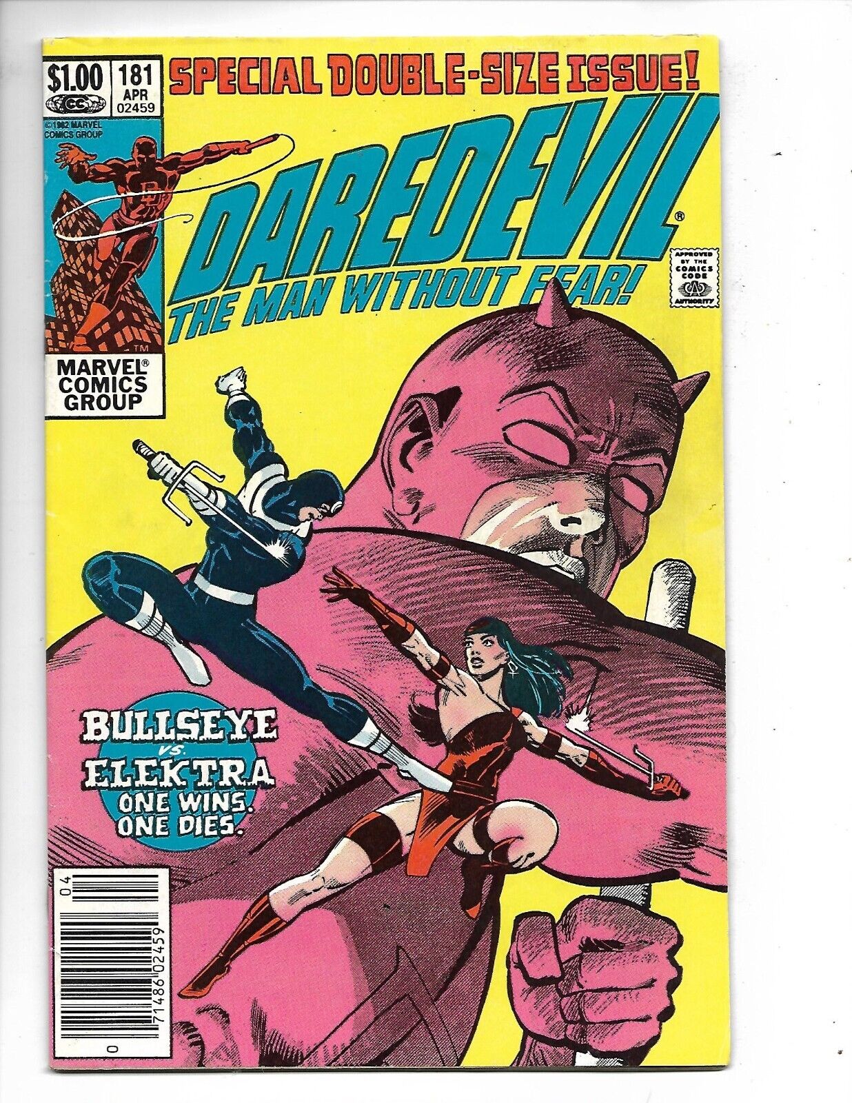 Marvel Comics 1982 Daredevil #181 VG