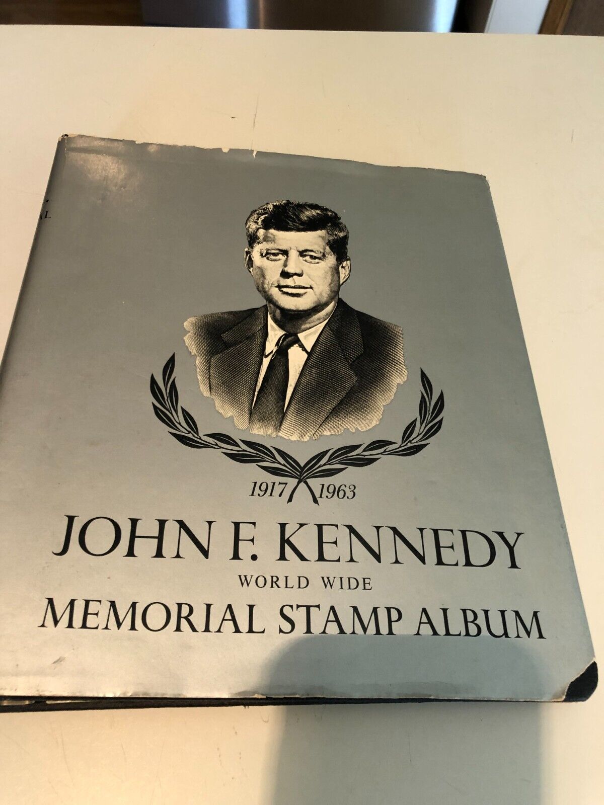 John F. Kennedy World Wide Memorial Stamp Album (27 Pages of Stamps)