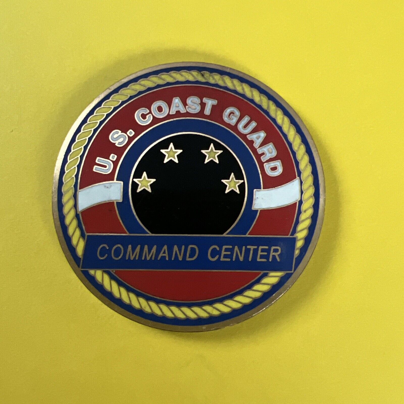 US Coast Guard Command Center Homeland Challenge Coin B-13