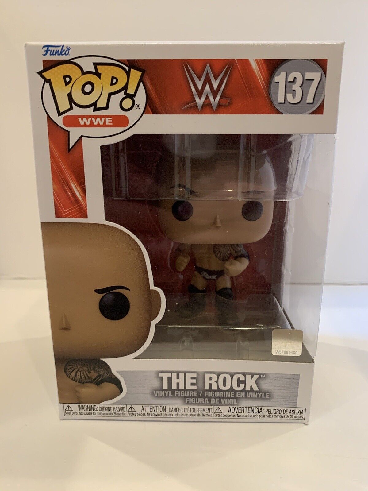 WWE THE ROCK FUNKO POP #137