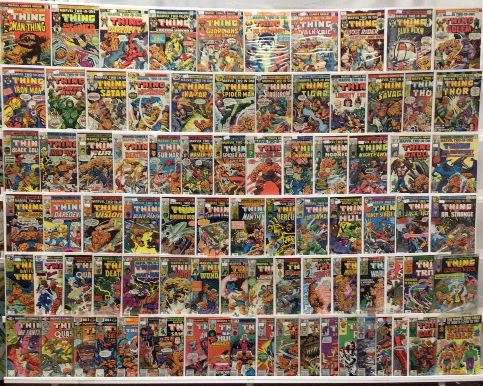 Marvel Comics Marvel Two-In-One Run Lot 1-100 Plus Annual 1,3-5 - Missing in Bio