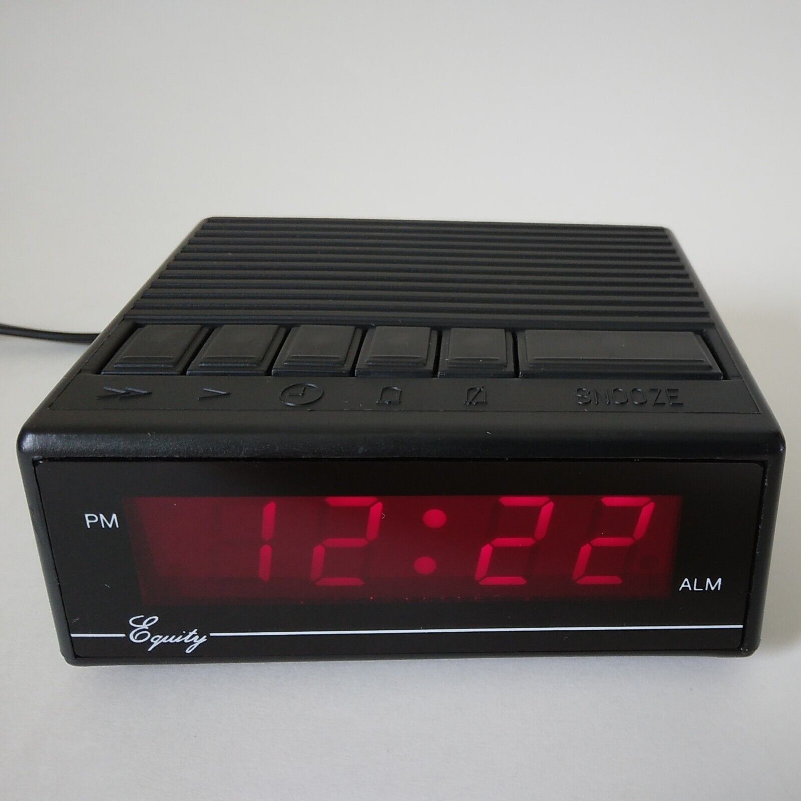 Equity Model: 9109A Mini Alarm Clock-Corded/Battery Backup-Tested/Working 