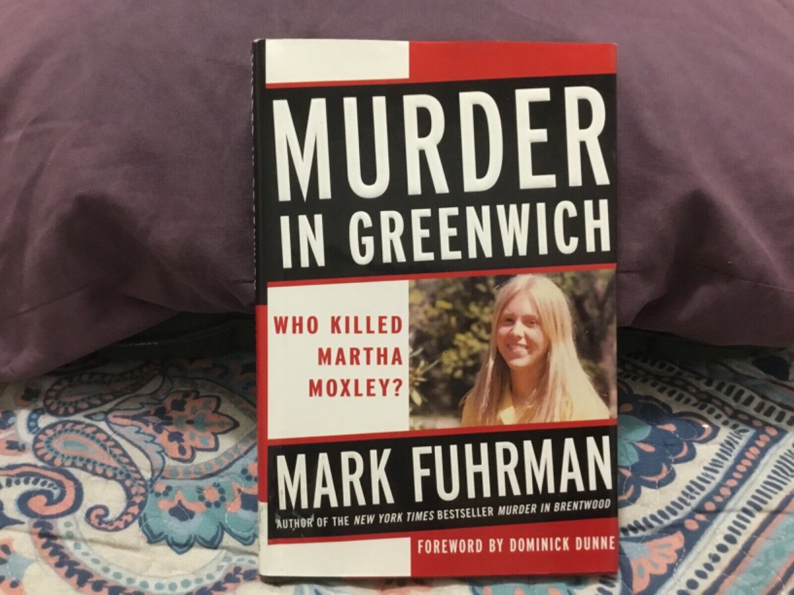 MARK FUHRMAN SIGNED TO DAVE FIRST EDITION BOOK MURDER IN GREENWICH-OJ SIMPSON