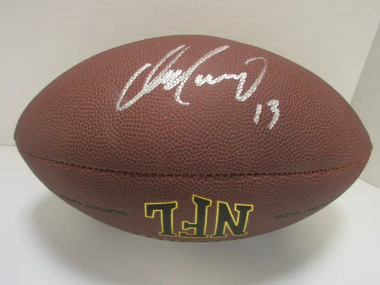 Dan Marino of the Miami Dolphins signed autographed brown football TAA COA 500