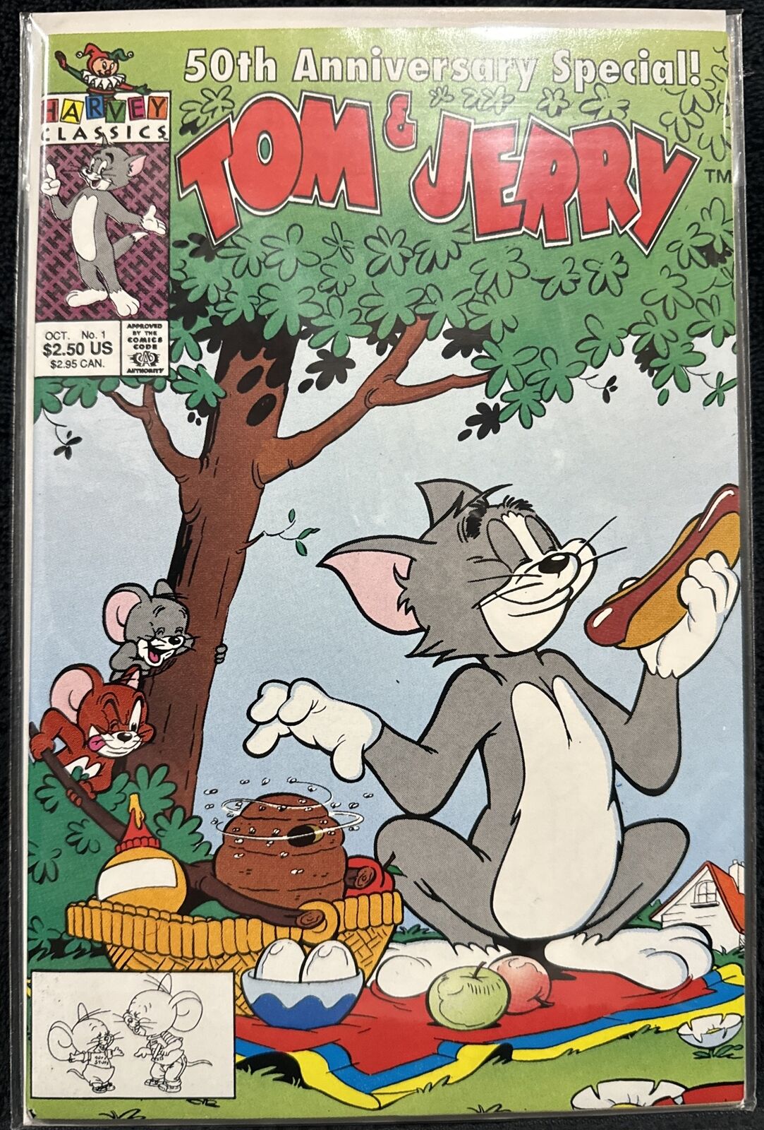 Tom & Jerry: 50th Anniversary Special #1 (Harvey Classics 1991) NM