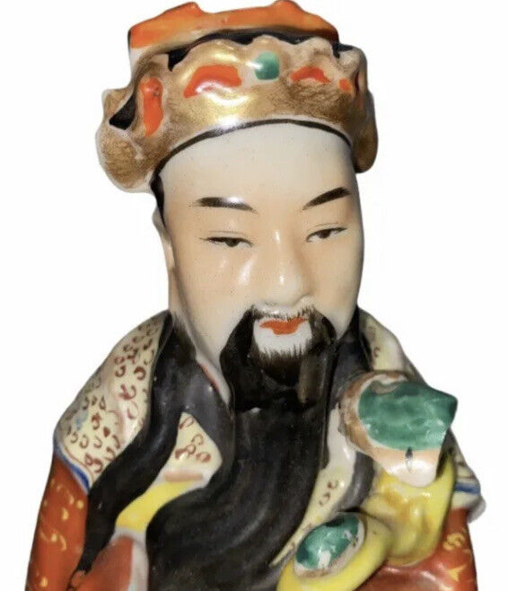 Vintage China Statue Figure 11” AS-IS