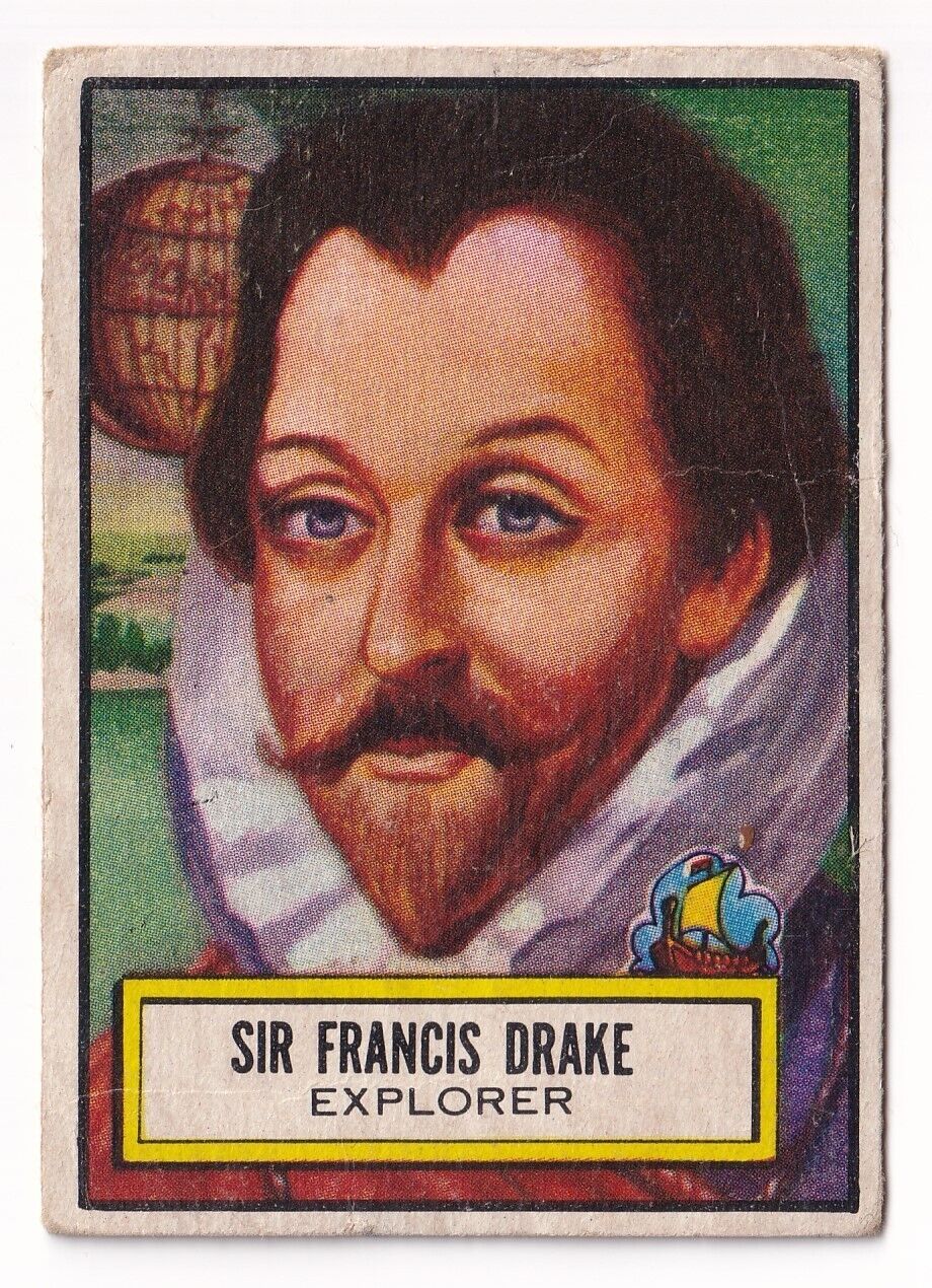 1952 Topps Look \'n See #94 Sir Francis Drake