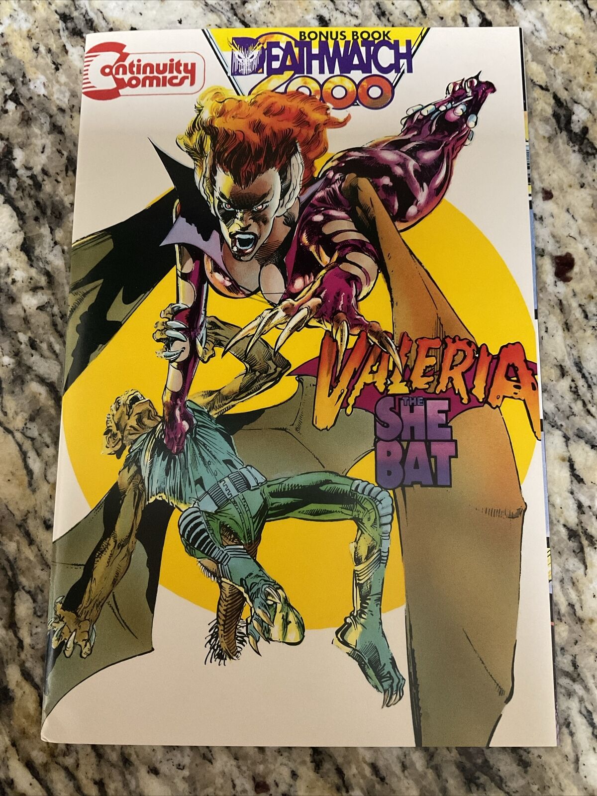 Valeria the She-Bat #1 White Variant Cover (1993 Continuity Comics) VF