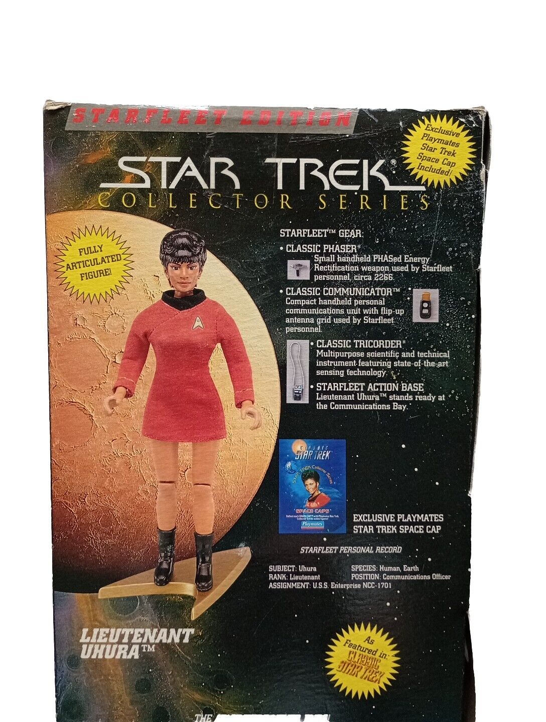 1996 Playmates Star Trek Lieutenant Collectors Series Uhura STARFLEET EDITION 9\