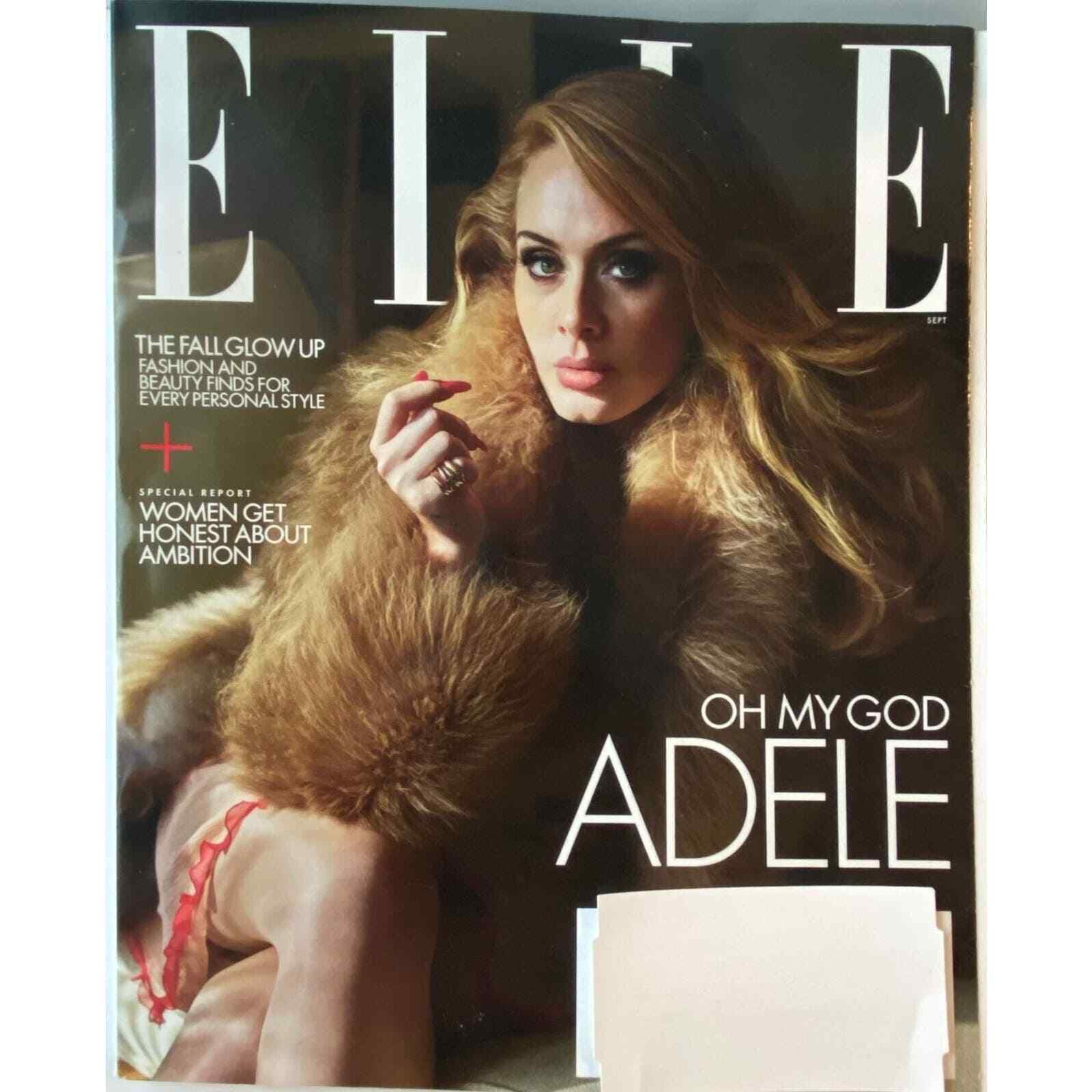 Elle September 2022 Adele Pitch Perfect Women Get Honest Ambition Fall Style