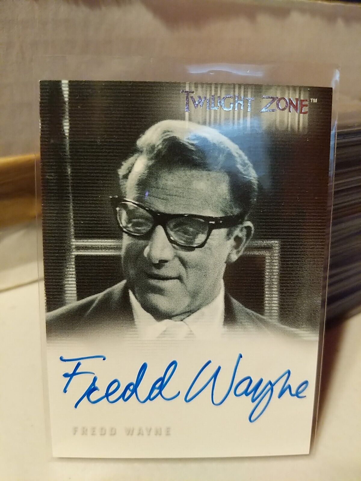 2002 Twilight Zone Series 3 Fredd Wayne A58 Autograph Card NM 