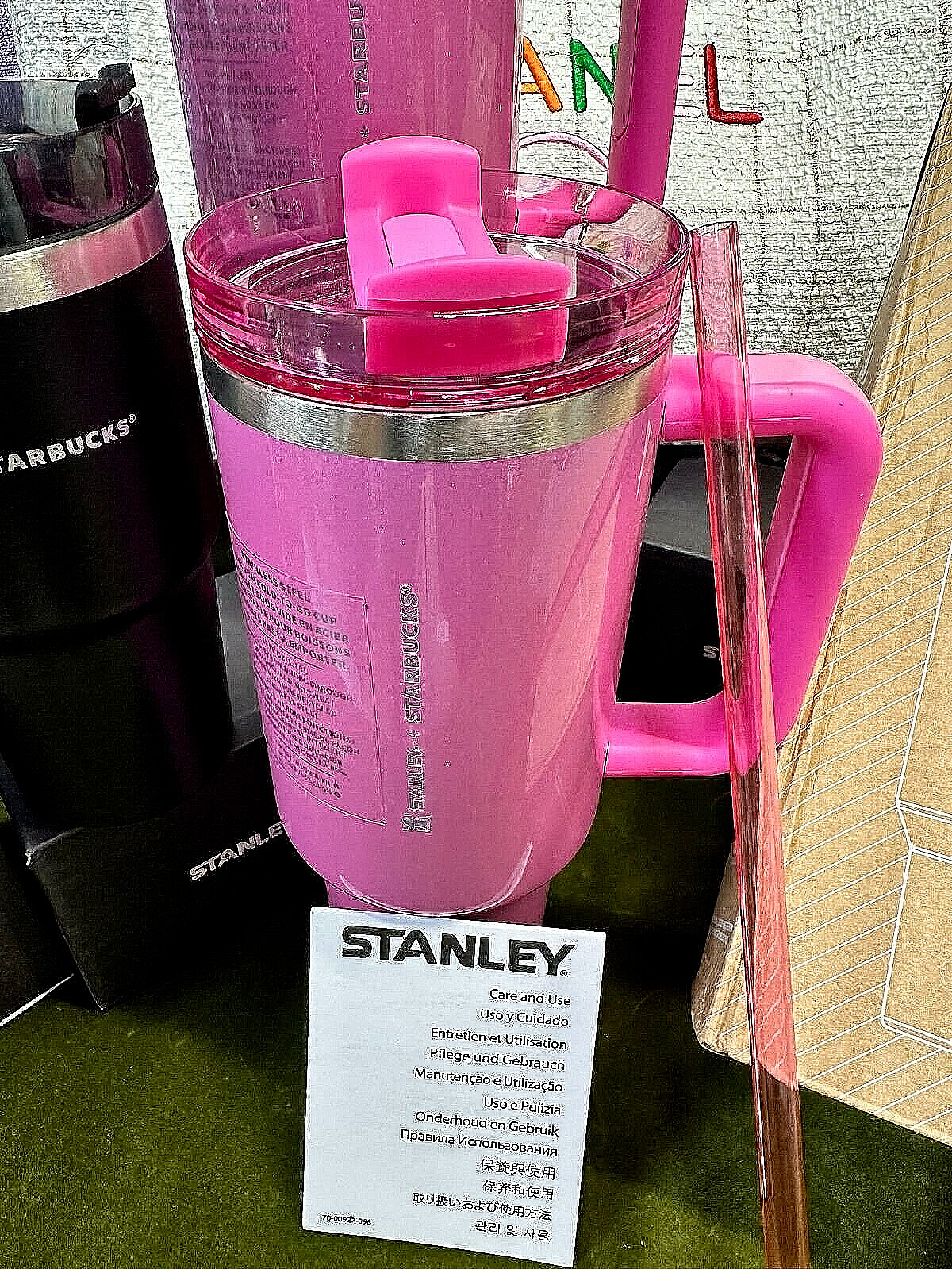 Stanley x Starbucks Winter Pink 40oz Tumbler (2024 Target Exclusive) New In Hand