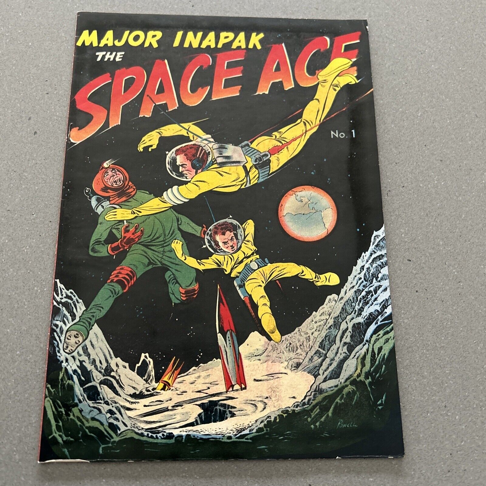 Golden Age Major Inapak Space Ace #1 promotional comic 1951 Bob Powell art