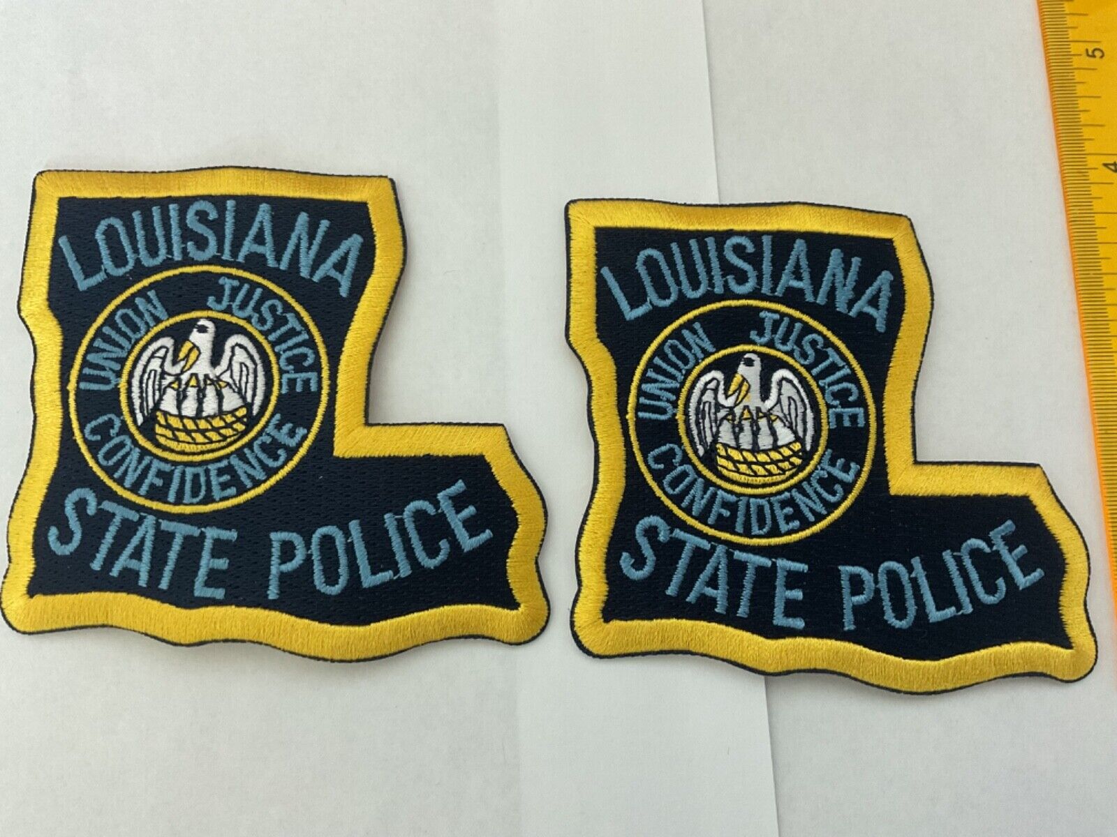 Louisiana State Police collectable Patch Set 2 pieces